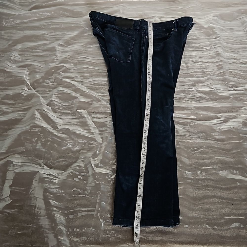 Calvin Klein Men Slim Fit Jeans 38×32 Dark Blue Washed - Picture 12 of 16